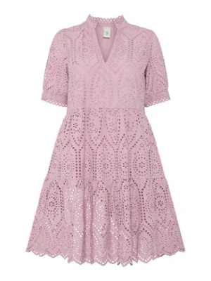 YAS Sukienka letnia Holi 26027163 Różowy Regular Fit