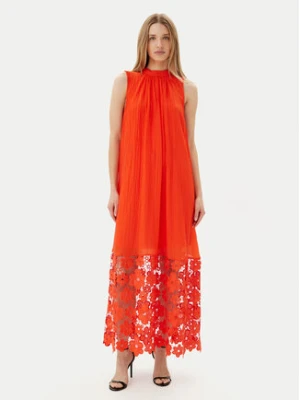 YAS Sukienka letnia Twigsy 26037703 Czerwony Relaxed Fit
