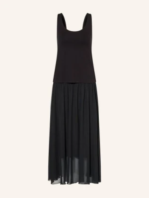 Yerse Sukienka Twin Z Mieszanki Materiałów schwarz