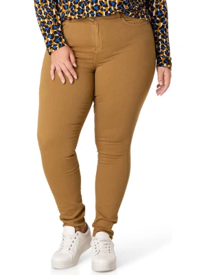 yesta Dżinsy - Slim fit - w kolorze jasnobrązowym rozmiar: 50