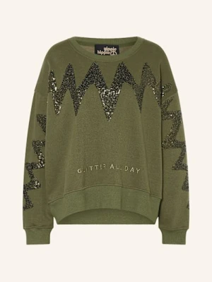 Yippie Hippie Bluza Nierozpinana Z Cekinami gruen