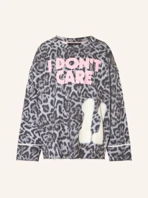 Yippie Hippie Bluza Oversize grau szary