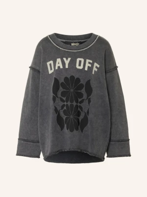 Yippie Hippie Bluza Oversize grau szary