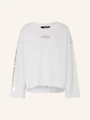 Yippie Hippie Bluza Oversize Z Cekinami grau szary