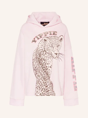 Yippie Hippie Bluza Z Kapturem Z Cekinami rosa