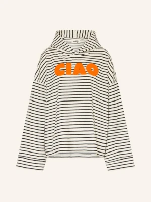 Yippie Hippie Bluza Z Kapturem Z Frotte weiss