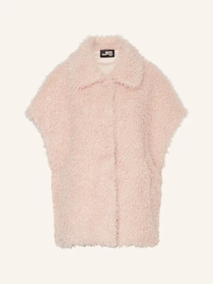 Yippie Hippie Kamizelka Z Pluszowego Materiału rosa