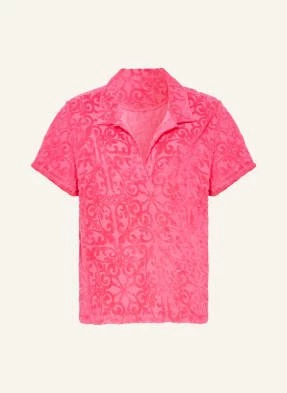Yippie Hippie Koszulka Polo Z Dodatkiem Materiału Frottee pink