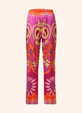 Yippie Hippie Spodnie Satynowe pink