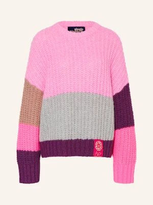 Yippie Hippie Sweter Oversize pink