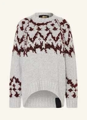 Yippie Hippie Sweter Z Błyszczącą Przędzą grau