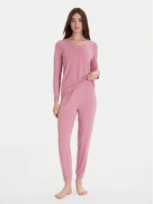Ysabel Mora Piżama 10766 Różowy Regular Fit