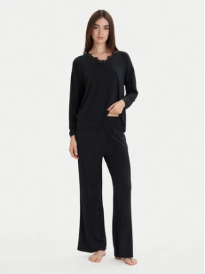 Ysabel Mora Piżama 10773 Czarny Relaxed Fit