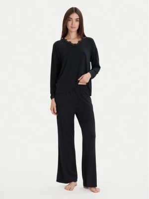 Ysabel Mora Piżama 10773 Czarny Relaxed Fit