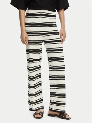 Ysabel Mora Spodnie dzianinowe 86217 Beżowy Relaxed Fit