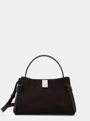 Yuzefi torebka crossbody damska zamszowa GYOZA MINI czarny