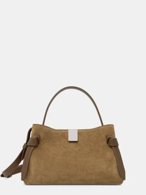 Yuzefi torebka crossbody damska zamszowa GYOZA MINI zielony