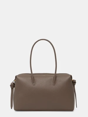 Yuzefi torebka shopper damska skórzana LARGE BRIOCHE DUFFLE brązowy