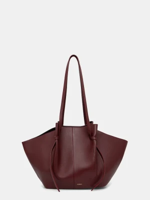 Yuzefi torebka shopper damska skórzana LARGE MOCHI bordowy