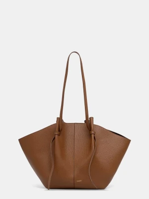 Yuzefi torebka shopper damska skórzana LARGE MOCHI brązowy