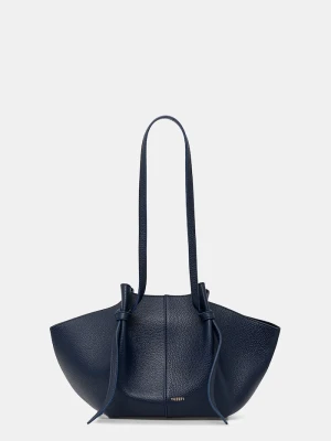 Yuzefi torebka shopper damska skórzana MOCHI granatowy