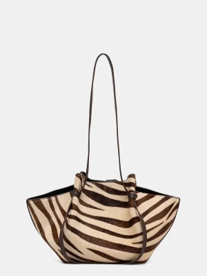Yuzefi torebka shopper damska zamszowa MOCHI brązowy