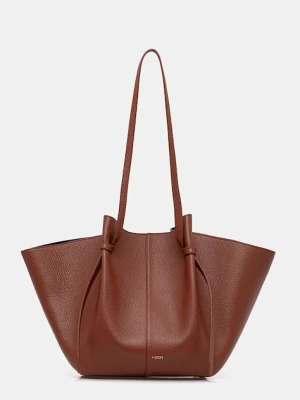 Yuzefi torebka skórzana LARGE MOCHI kolor pomarańczowy YUZPF25-HB-LM-L058