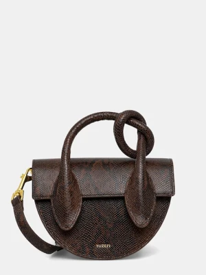 Yuzefi torebka skórzana PRETZEL