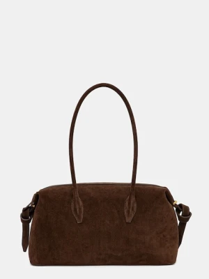 Yuzefi torebka zamszowa BRIOCHE DUFFLE kolor brązowy YUZPF25-HB-BD-S004