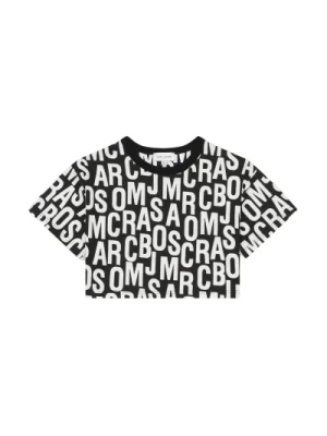 Zabawny T-shirt z nadrukiem logo Marc Jacobs