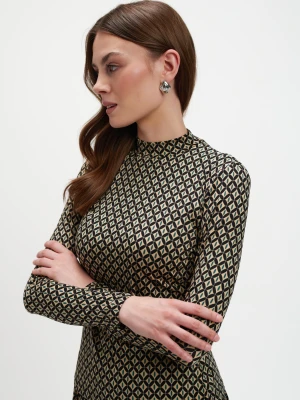 Zabudowana bluzka z zapięciem typu łezka Top Secret