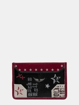ZADIG&VOLTAIRE etui na karty skórzane kolor czarny LWSG03718