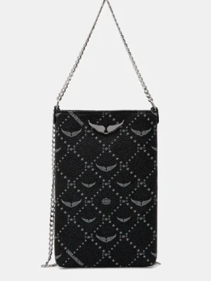 ZADIG&VOLTAIRE etui na telefon z portfelem kolor czarny LWSG03647
