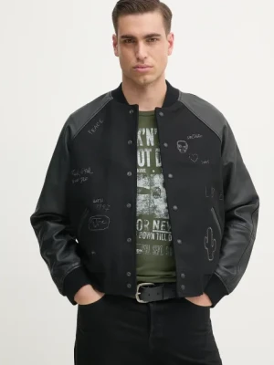 ZADIG&VOLTAIRE kurtka bomber kolor czarny przejściowa RMOW01117