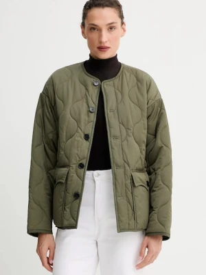 ZADIG&VOLTAIRE kurtka kolor zielony przejściowa oversize WWOW01685
