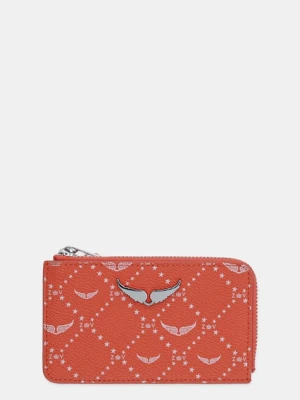 ZADIG&VOLTAIRE portfel damski kolor pomarańczowy LWSG03642