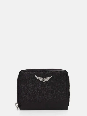 ZADIG&VOLTAIRE portfel skórzany czarny
