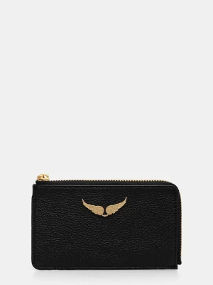 ZADIG&VOLTAIRE portfel skórzany damski kolor czarny LWSG00011