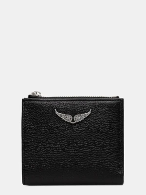 ZADIG&VOLTAIRE portfel skórzany damski kolor czarny LWSG03725