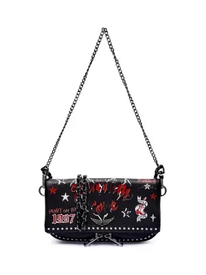 Zadig&Voltaire Skórzana kopertówka ROCK NANO