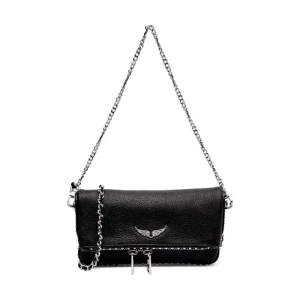 Zadig&Voltaire Skórzana kopertówka ROCK NANO