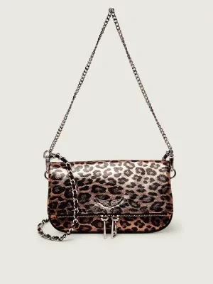 Zadig&Voltaire Skórzana kopertówka ROCK NANO METAL