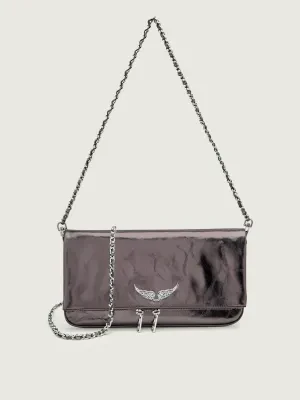 Zadig&Voltaire Skórzana kopertówka ROCK VINTAGE