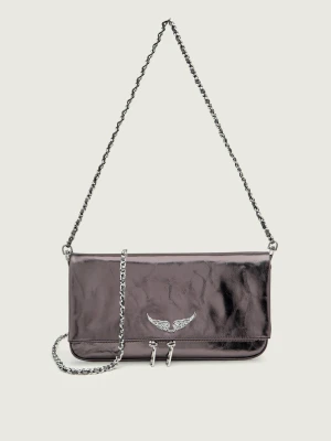 Zadig&Voltaire Skórzana kopertówka ROCK VINTAGE