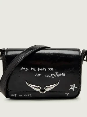 Zadig&Voltaire Skórzana listonoszka LE ZAZI VINTAGE