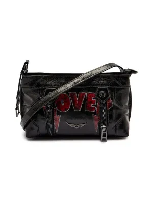 Zadig&Voltaire Skórzana listonoszka SUNNY MOOD PUNK