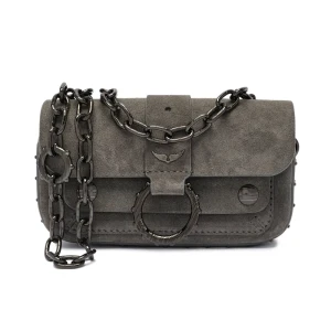 Zadig&Voltaire Skórzana torebka na ramię KATE WALLET