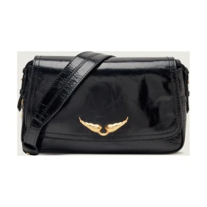 Zadig&Voltaire Skórzana torebka na ramię LE ZOUZOU VINTAGE