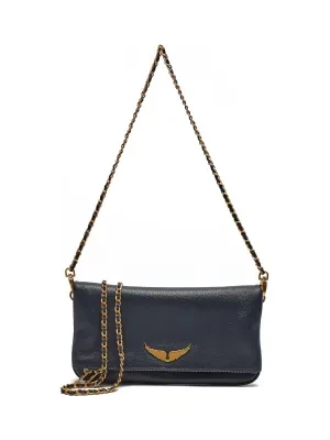 Zadig&Voltaire Skórzana torebka na ramię ROCK