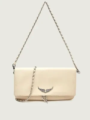 Zadig&Voltaire Skórzana torebka na ramię ROCK